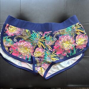 Body Glove Blue and Pink Floral swim Shorts